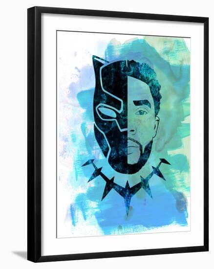 Black Panther Watercolor-Jack Hunter-Framed Art Print