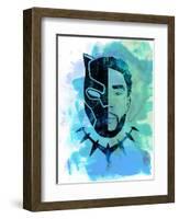 Black Panther Watercolor-Jack Hunter-Framed Art Print