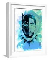 Black Panther Watercolor-Jack Hunter-Framed Art Print