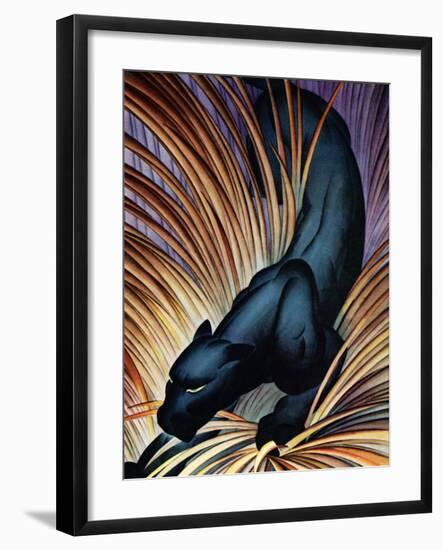 Black Panther-Frank Mcintosh-Framed Art Print