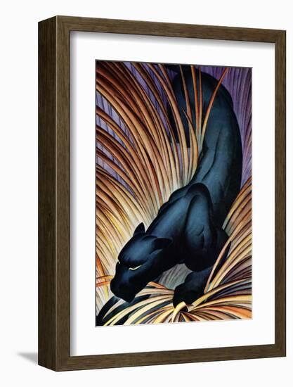 Black Panther-Frank Mcintosh-Framed Art Print