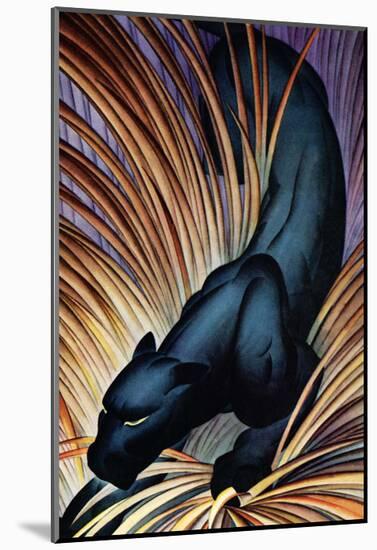 Black Panther-Frank Mcintosh-Mounted Art Print