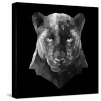 Black Panther-Lisa Kroll-Stretched Canvas