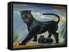 Black Panther-Ikahl Beckford-Framed Stretched Canvas