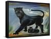 Black Panther-Ikahl Beckford-Framed Stretched Canvas