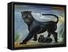 Black Panther-Ikahl Beckford-Framed Stretched Canvas