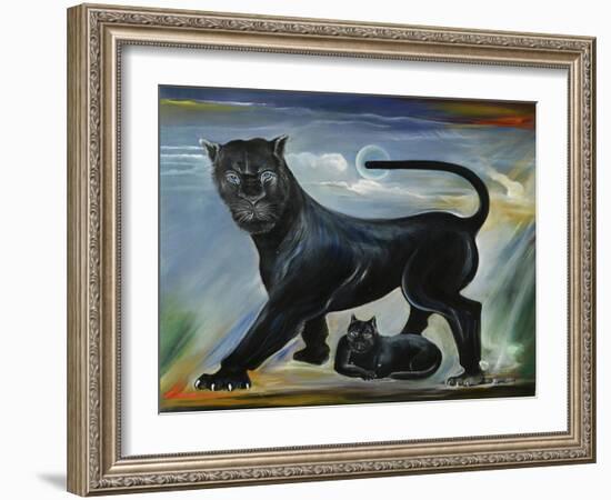 Black Panther-Ikahl Beckford-Framed Giclee Print