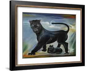 Black Panther-Ikahl Beckford-Framed Giclee Print