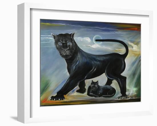 Black Panther-Ikahl Beckford-Framed Giclee Print