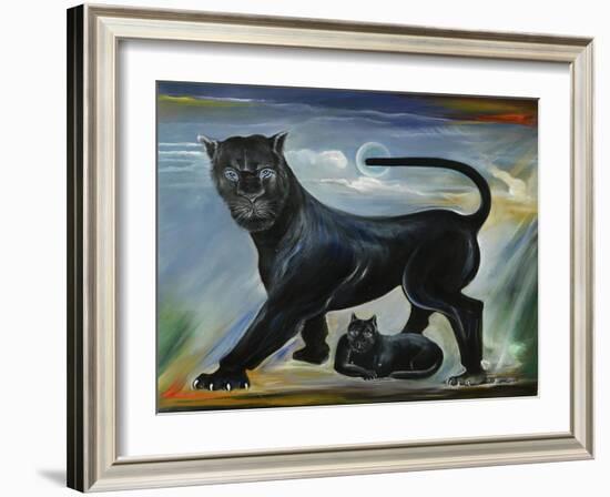 Black Panther-Ikahl Beckford-Framed Giclee Print