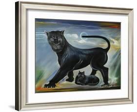 Black Panther-Ikahl Beckford-Framed Giclee Print