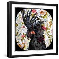 Black Parrot-Linda Arthurs-Framed Giclee Print