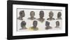 Black People of Different Nations-Jean Baptiste Debret-Framed Giclee Print