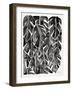 Black Philodendron-Cat Coquillette-Framed Art Print