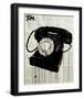 Black Phone-Loui Jover-Framed Art Print