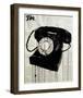 Black Phone-Loui Jover-Framed Art Print