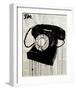 Black Phone-Loui Jover-Framed Art Print