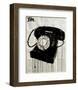 Black Phone-Loui Jover-Framed Art Print