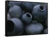 Black Pottery, San Bartolo Coyotepec, Oaxaca, Mexico-Judith Haden-Framed Stretched Canvas