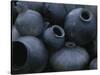 Black Pottery, San Bartolo Coyotepec, Oaxaca, Mexico-Judith Haden-Stretched Canvas