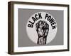 Black Power Button-David J. Frent-Framed Photographic Print