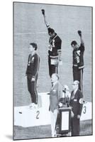 Black Power, Mexico City Olympics 1968-null-Mounted Poster