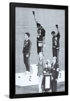 Black Power, Mexico City Olympics 1968-null-Framed Poster