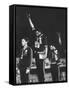 Black Power Salute, 1968 Mexico City Olympics-John Dominis-Framed Stretched Canvas