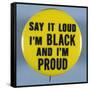 Black Pride Pin-David J. Frent-Framed Stretched Canvas