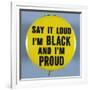 Black Pride Pin-David J. Frent-Framed Photographic Print