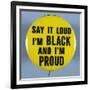 Black Pride Pin-David J. Frent-Framed Photographic Print