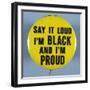Black Pride Pin-David J. Frent-Framed Photographic Print