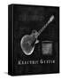 Black Print Electric Guitar-Eric Yang-Framed Stretched Canvas