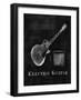 Black Print Electric Guitar-Eric Yang-Framed Art Print