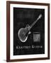 Black Print Electric Guitar-Eric Yang-Framed Art Print