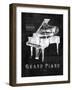 Black Print Grand Piano-Eric Yang-Framed Art Print