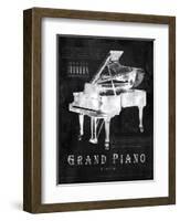 Black Print Grand Piano-Eric Yang-Framed Art Print