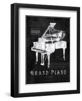 Black Print Grand Piano-Eric Yang-Framed Art Print