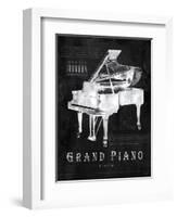 Black Print Grand Piano-Eric Yang-Framed Art Print