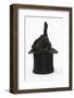 Black Rabbit with Windmill Ears in a Black Top Hat-Mark Taylor-Framed Photographic Print