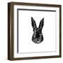 Black Rabbit-Lisa Kroll-Framed Art Print