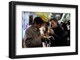 Black Rain by Ridley Scott with Andy Garcia and Michael Douglas, 1989 (photo)-null-Framed Photo