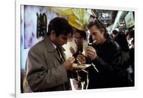 Black Rain by Ridley Scott with Andy Garcia and Michael Douglas, 1989 (photo)-null-Framed Photo