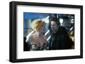 Black Rain by Ridley Scott with Kate Capshaw and Michael Douglas, 1989 (photo)-null-Framed Photo