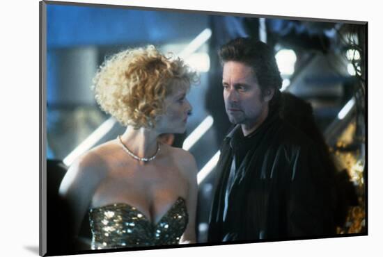 Black Rain by Ridley Scott with Kate Capshaw and Michael Douglas, 1989 (photo)-null-Mounted Photo