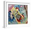 Black Raster, 1922-Wassily Kandinsky-Framed Giclee Print