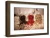 Black, Red, and White Pepper Corns in Rustic Mason Jars-Alastair Macpherson-Framed Photographic Print