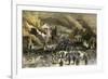 Black Regiment of the Union Army Entering Richmond, April 3, 1865, Near the End of the Civil War-null-Framed Giclee Print