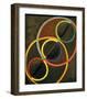 Black Relief with Colour Circles, 1930/32-Robert Delaunay-Framed Giclee Print