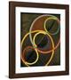 Black Relief with Colour Circles, 1930/32-Robert Delaunay-Framed Giclee Print